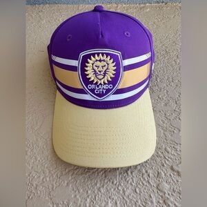Orlando City SC MLS Hat Ball Cap OS Adjustable NWT